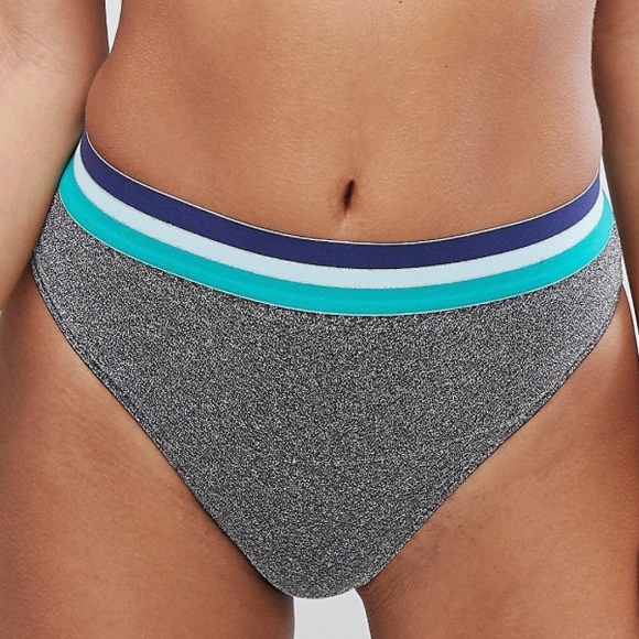 free people // soft metallic high waist panties - Picture 6 of 6